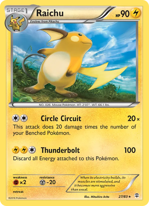 Raichu Generaciones 27/83
