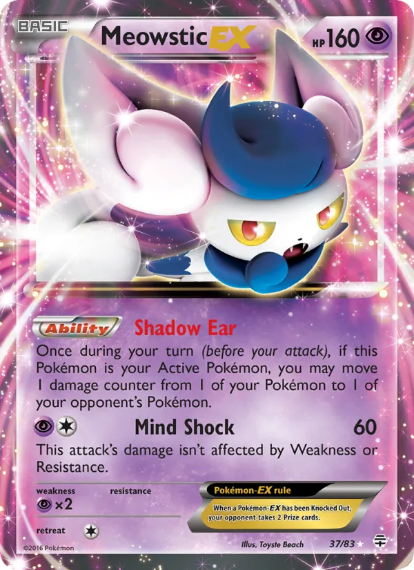 Meowstic EX Generazioni 37/83