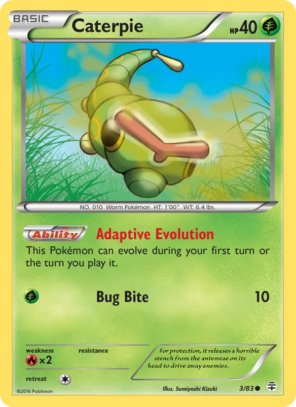 Caterpie Generaciones 3/83