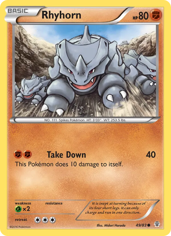 Rhyhorn Gerações 49/83