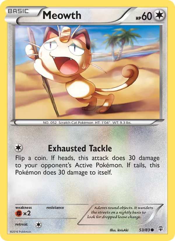 Meowth Gerações 53/83
