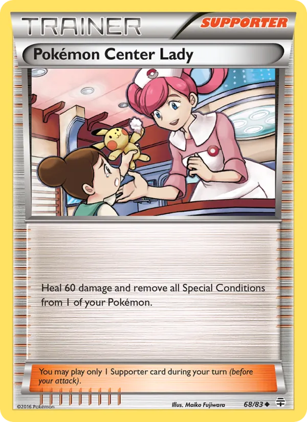 Pokémon Center Lady Generations 68/83