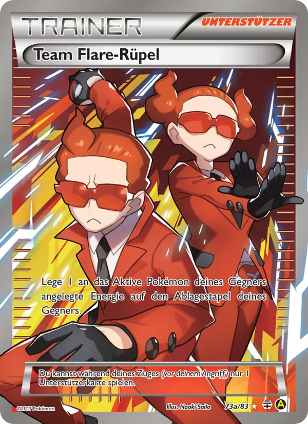 Team Flare-Rüpel Generationen 73/83