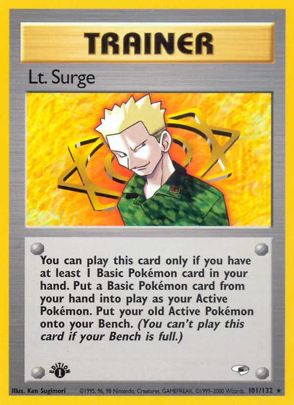 Lt. Surge Gym Heroes 101/132