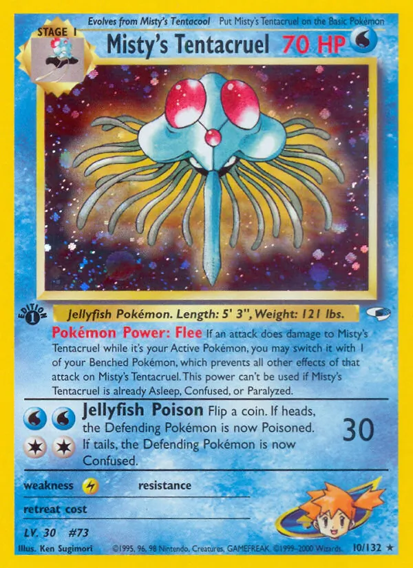 Misty's Tentacruel Gym Heroes 10/132