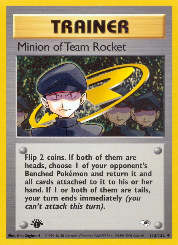 Minion of Team Rocket Gym Heroes 113/132