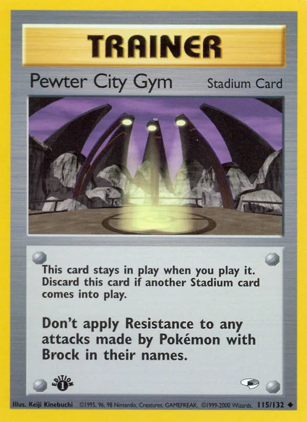Pewter City Gym Gym Heroes 115/132