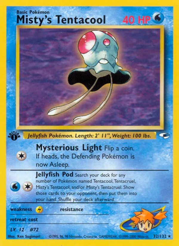 Misty's Tentacool Gym Heroes 32/132