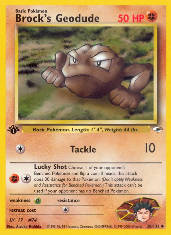 Brock's Geodude Gym Heroes 38/132