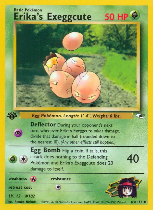 Erika's Exeggcute Gym Heroes 43/132