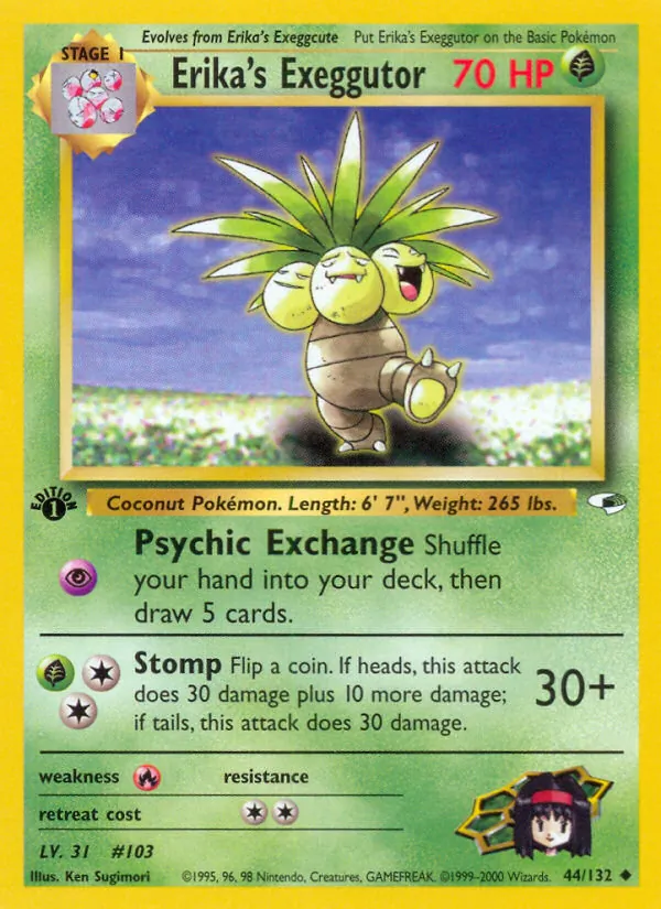 Erika's Exeggutor Gym Heroes 44/132
