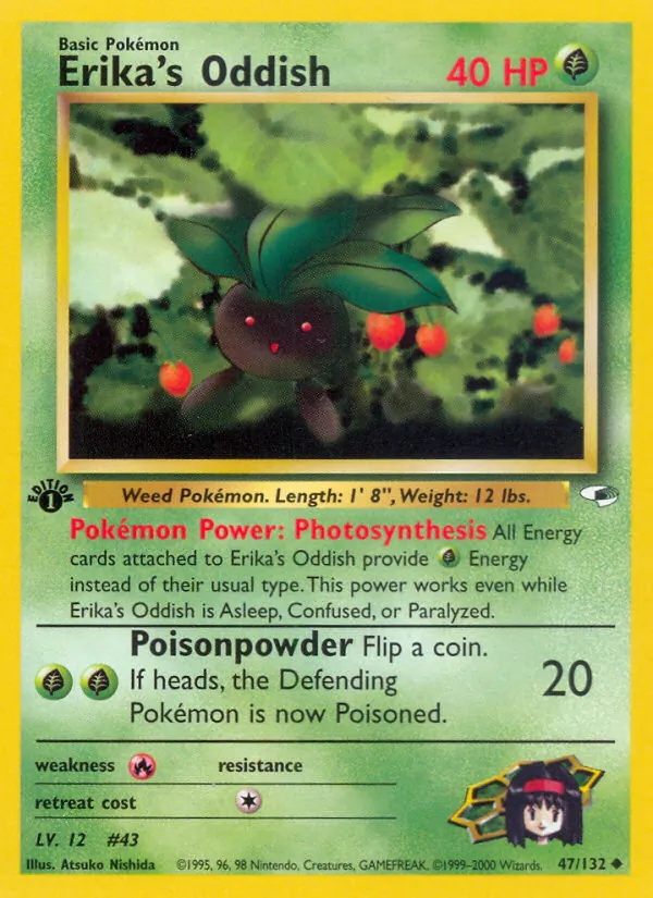 Erika's Oddish Gym Heroes 47/132