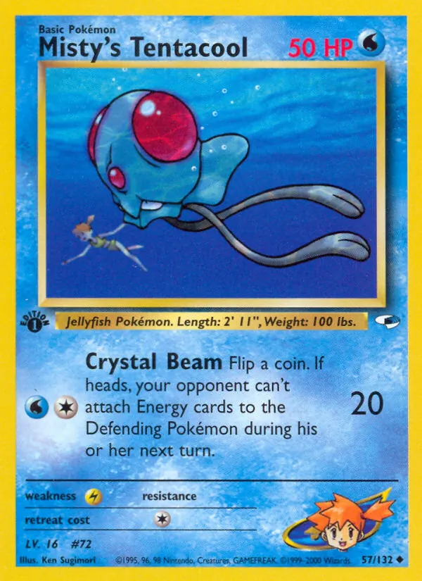 Misty's Tentacool Gym Heroes 57/132