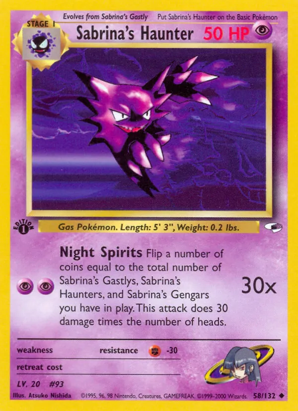 Sabrina's Haunter Gym Heroes 58/132