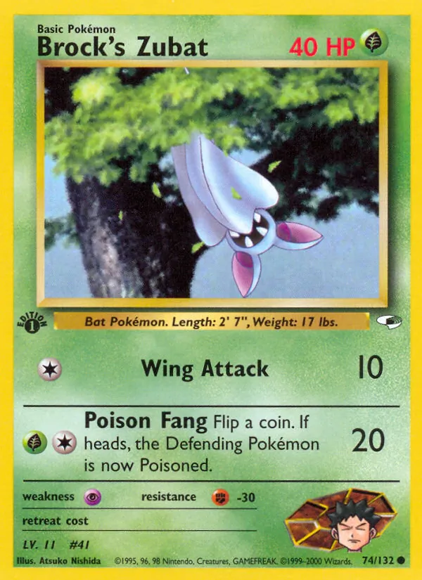Brock's Zubat Gym Heroes 74/132