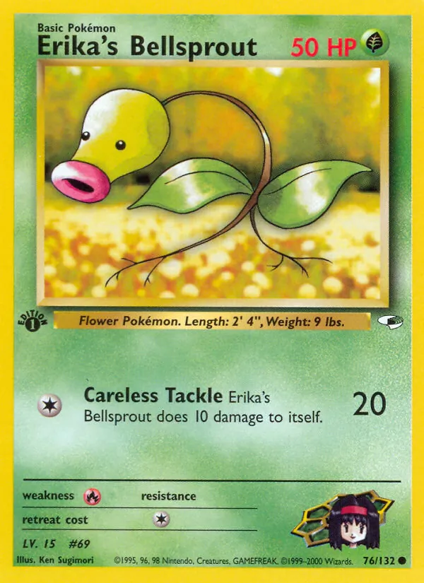Erika's Bellsprout Gym Heroes 76/132