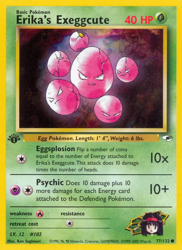 Erika's Exeggcute Gym Heroes 77/132