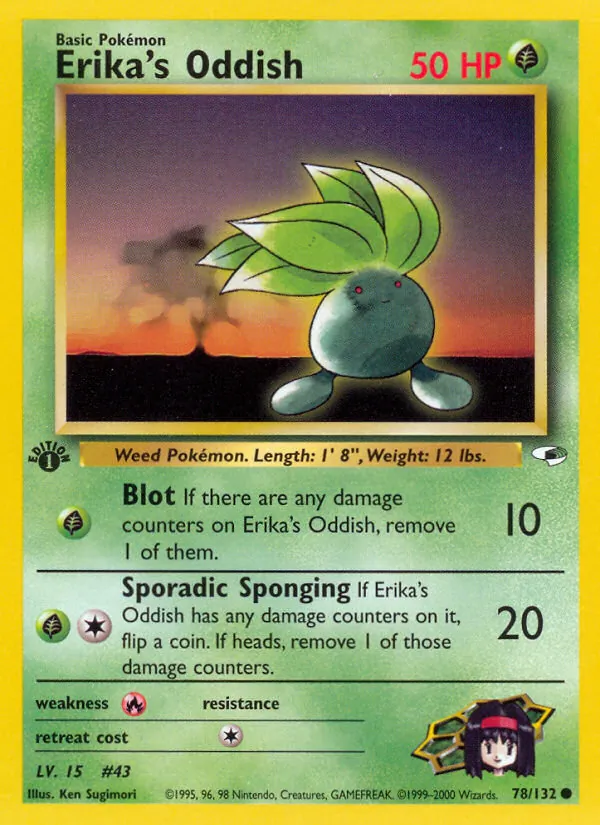 Erika's Oddish Gym Heroes 78/132
