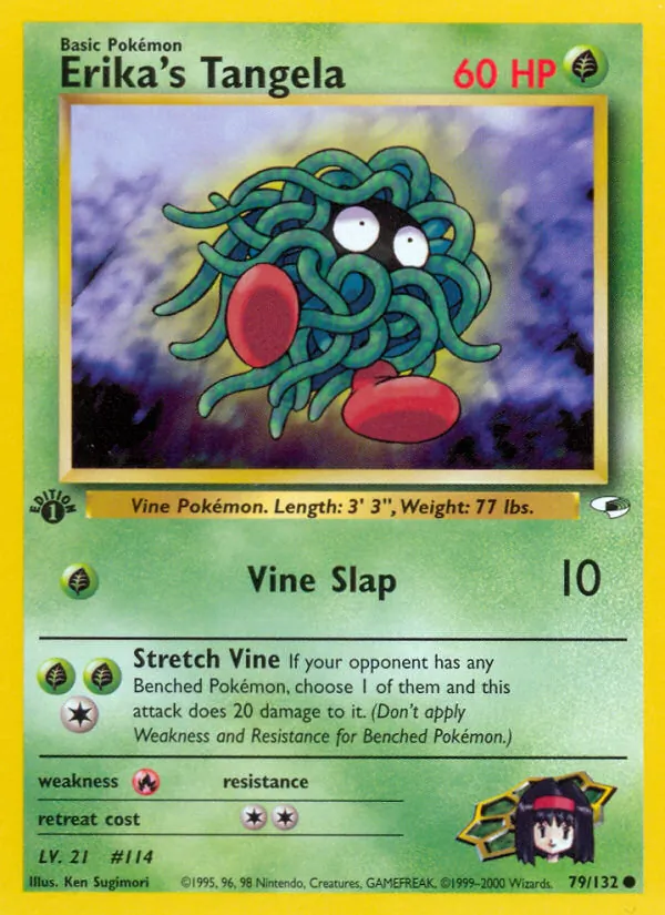 Erika's Tangela Gym Heroes 79/132