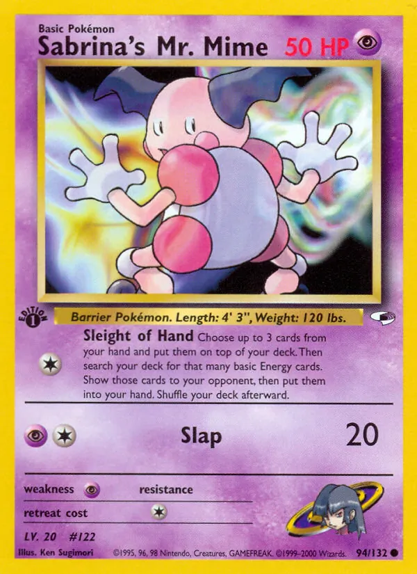 Sabrina's Mr. Mime Gym Heroes 94/132