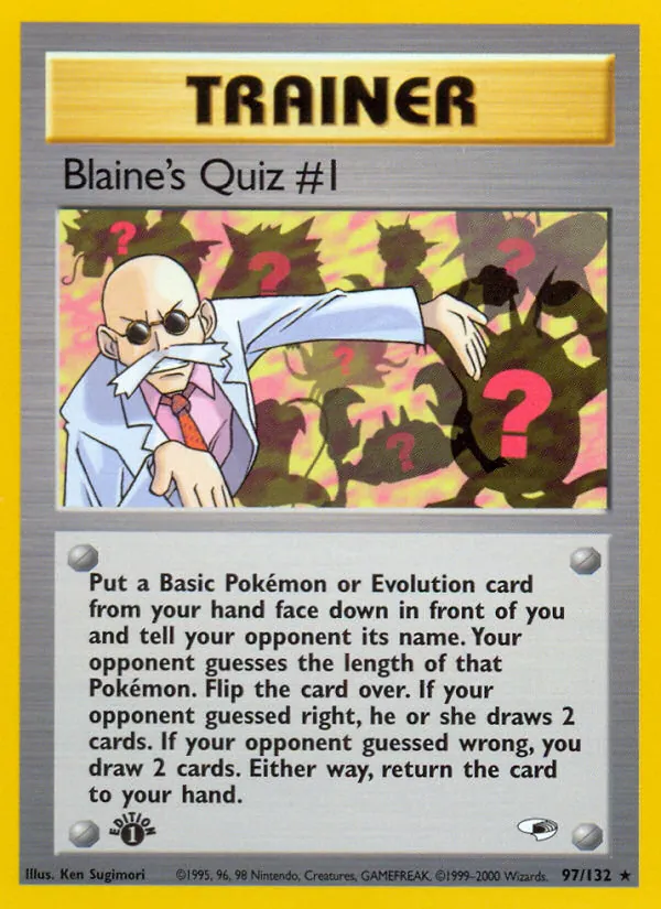 Blaine's Quiz #1 Gym Heroes 97/132