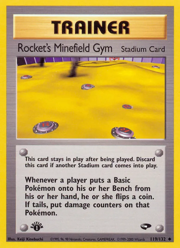 Rocket's Minefield Gym Gym Challenge 119/132