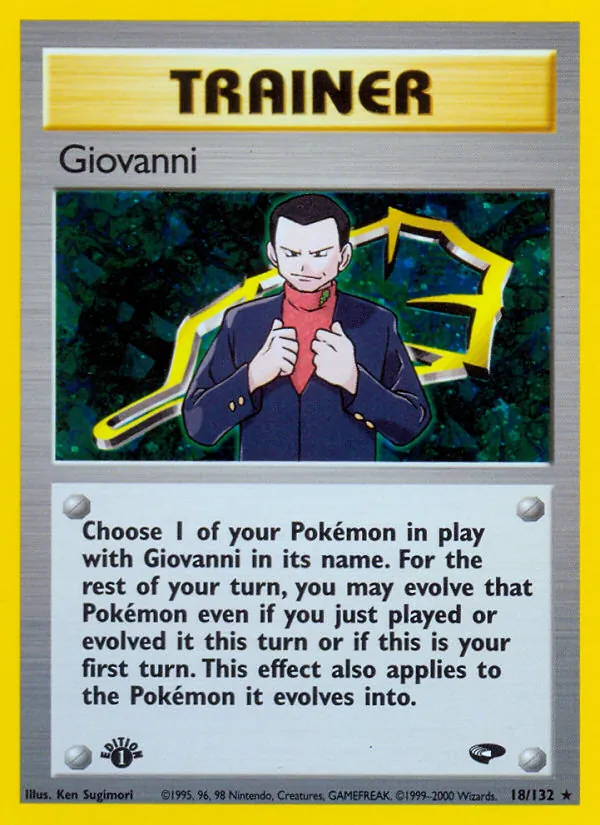 Giovanni Gym Challenge 18/132