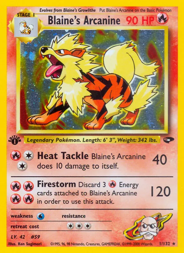 Blaine's Arcanine Gym Challenge 1/132