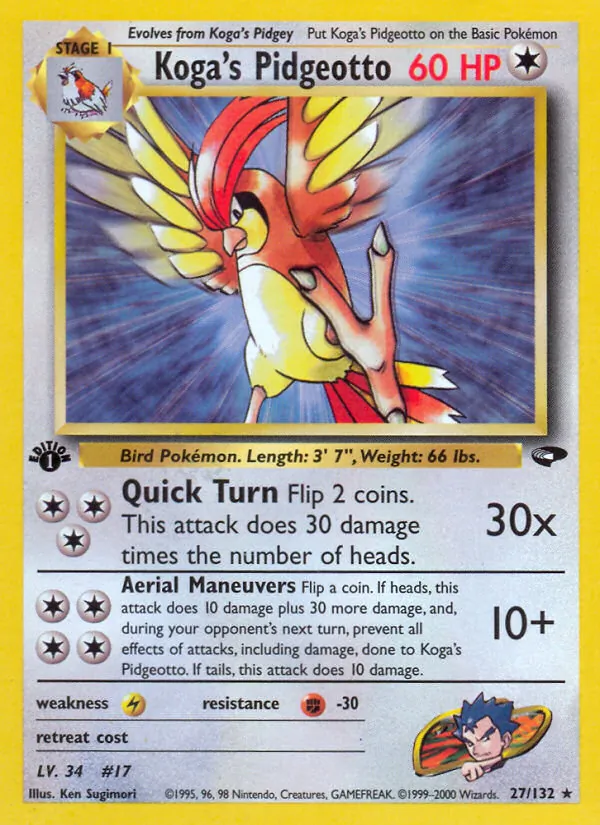 Koga's Pidgeotto Gym Challenge 27/132