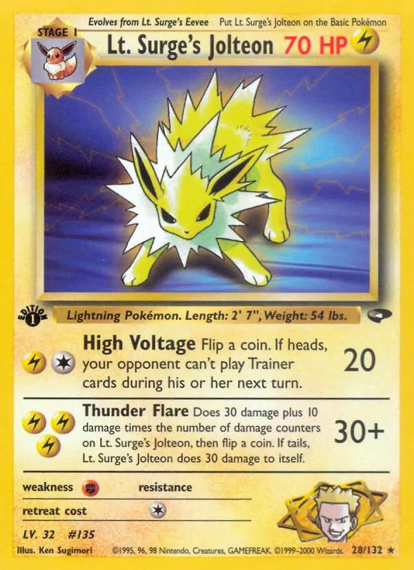 Lt. Surge's Jolteon Gym Challenge 28/132