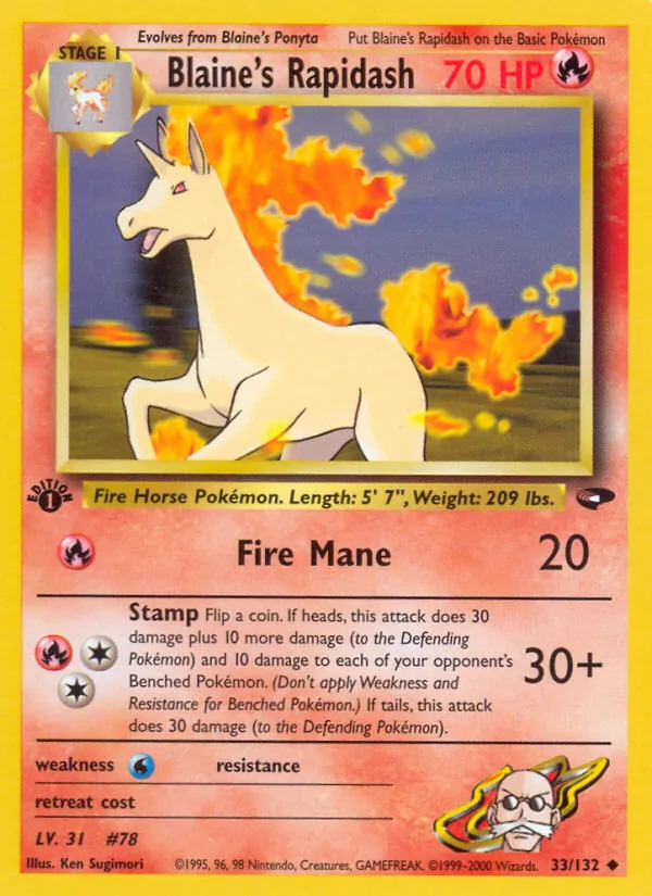 Blaine's Rapidash Gym Challenge 33/132