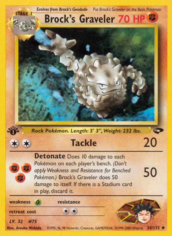 Brock's Graveler Gym Challenge 34/132