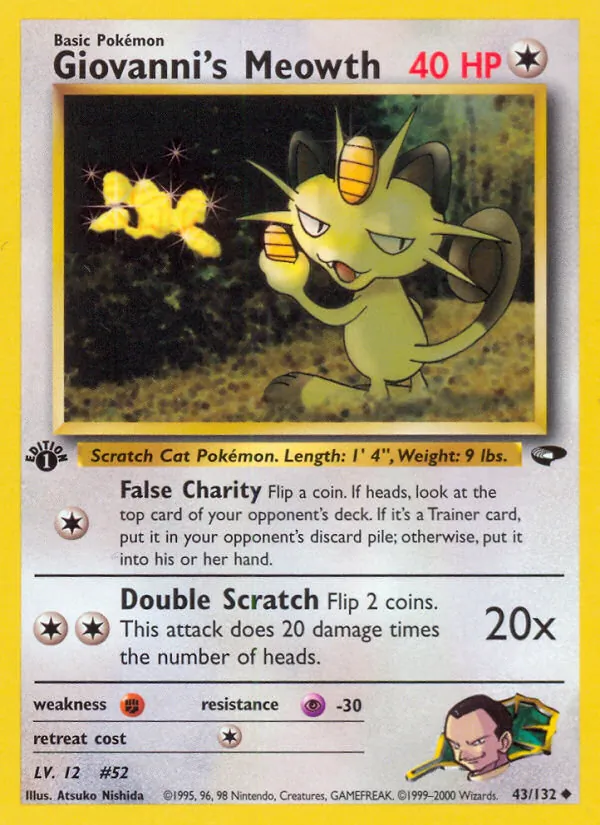 Giovanni's Meowth Gym Challenge 43/132