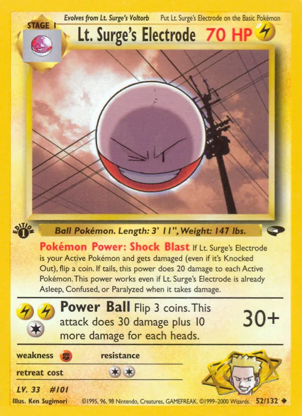 Lt. Surge's Electrode Gym Challenge 52/132