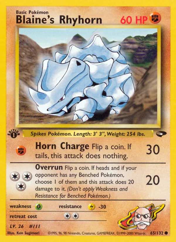 Blaine's Rhyhorn Gym Challenge 65/132