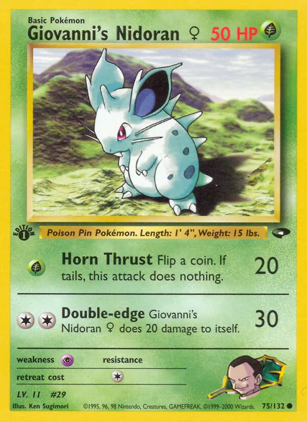 Giovanni's Nidoran ♀ Gym Challenge 75/132