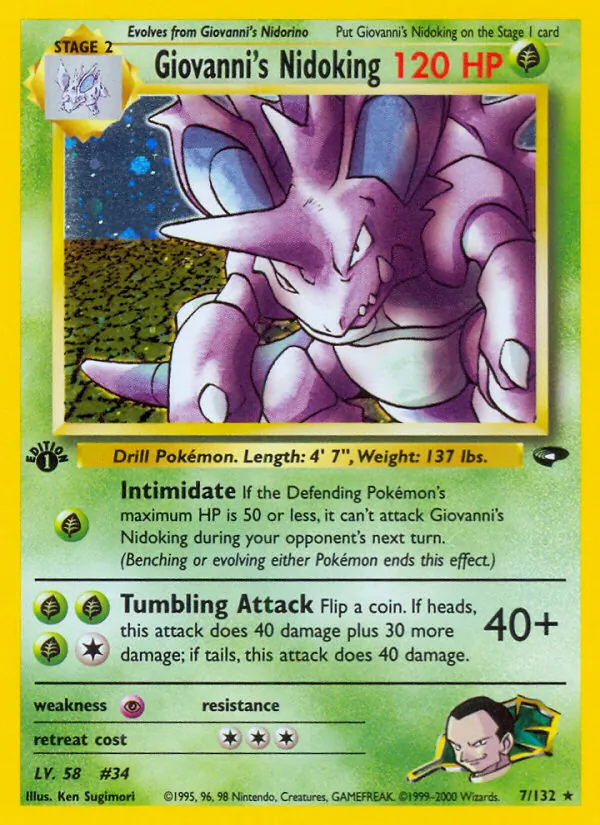 Giovanni's Nidoking Gym Challenge 7/132