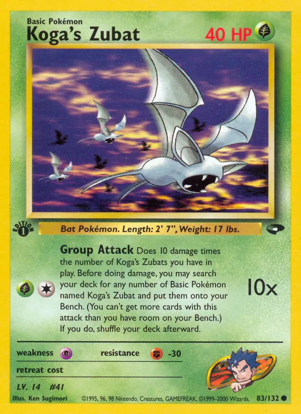 Koga's Zubat Gym Challenge 83/132