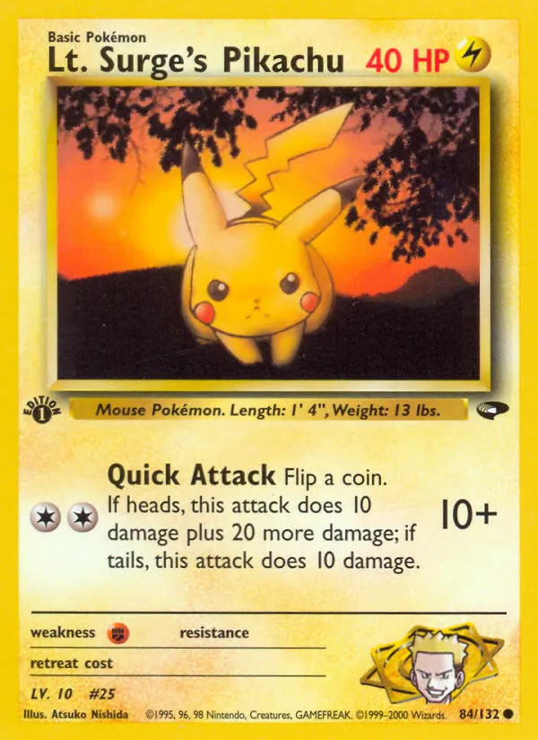 Lt. Surge's Pikachu Gym Challenge 84/132