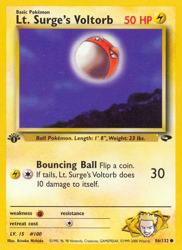 Lt. Surge's Voltorb Gym Challenge 86/132