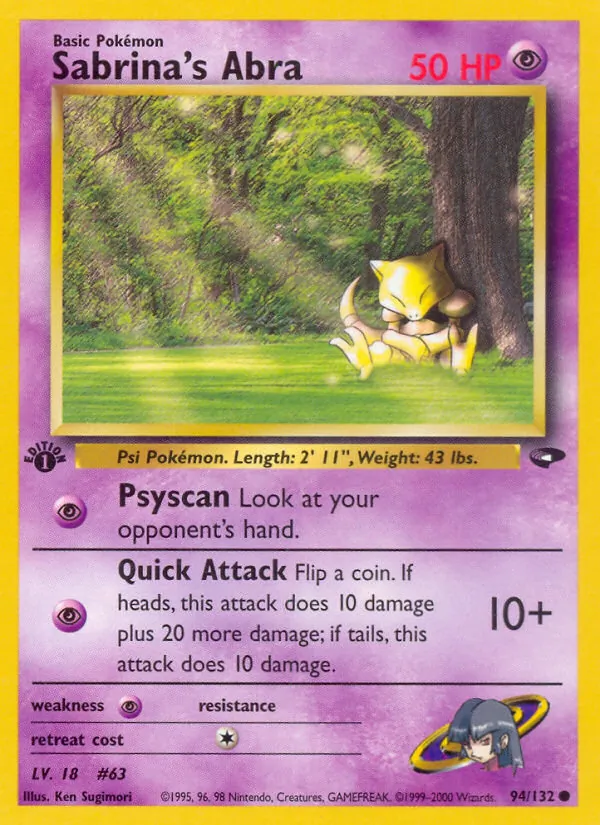 Sabrina's Abra Gym Challenge 94/132