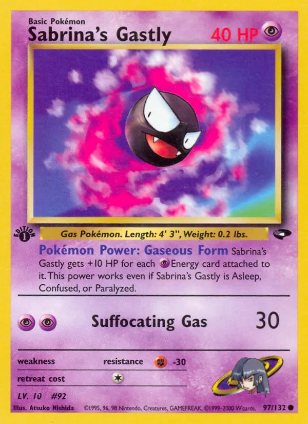Sabrina's Gastly Gym Challenge 97/132