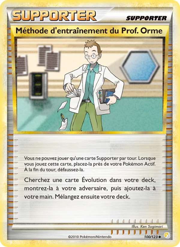Méthode d'entraînement du Prof.Orme HeartGold SoulSilver 100/123