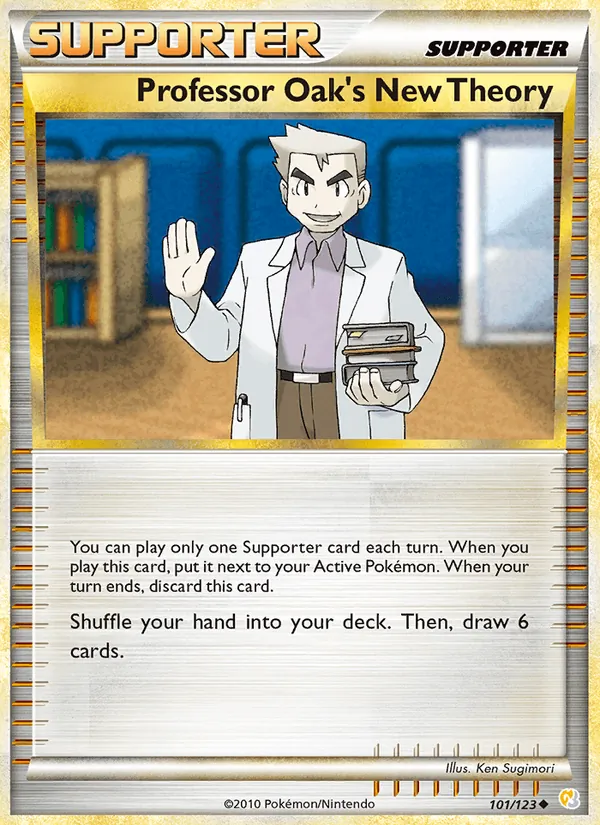 Professor Oak's New Theory HeartGold SoulSilver 101/123