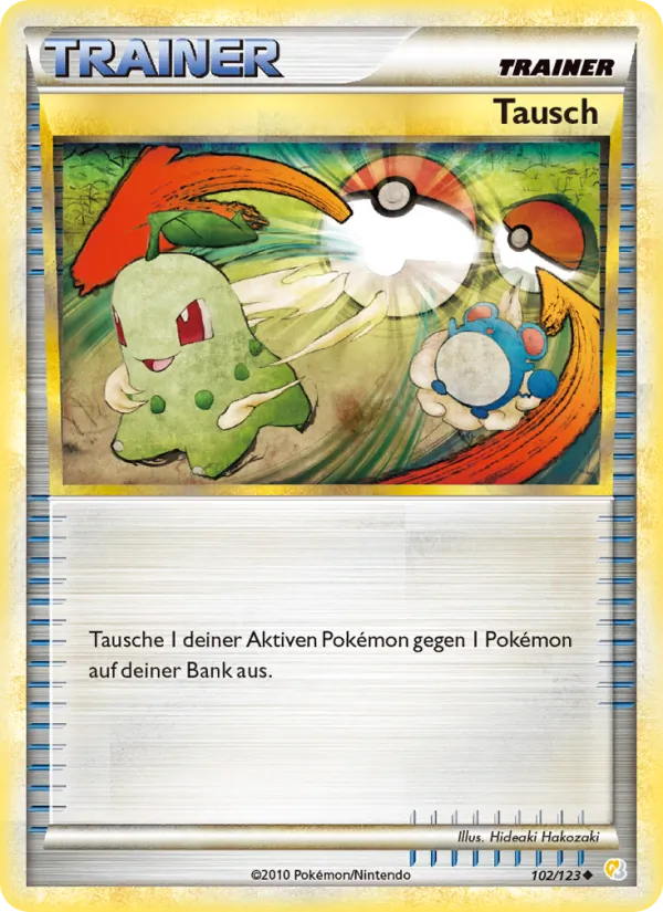 Tausch HeartGold SoulSilver 102/123