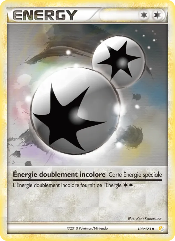 Énergie doublement incolore HeartGold SoulSilver 103/123