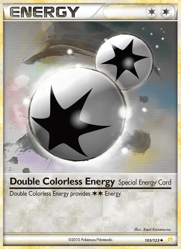 Double Colorless Energy HeartGold SoulSilver 103/123