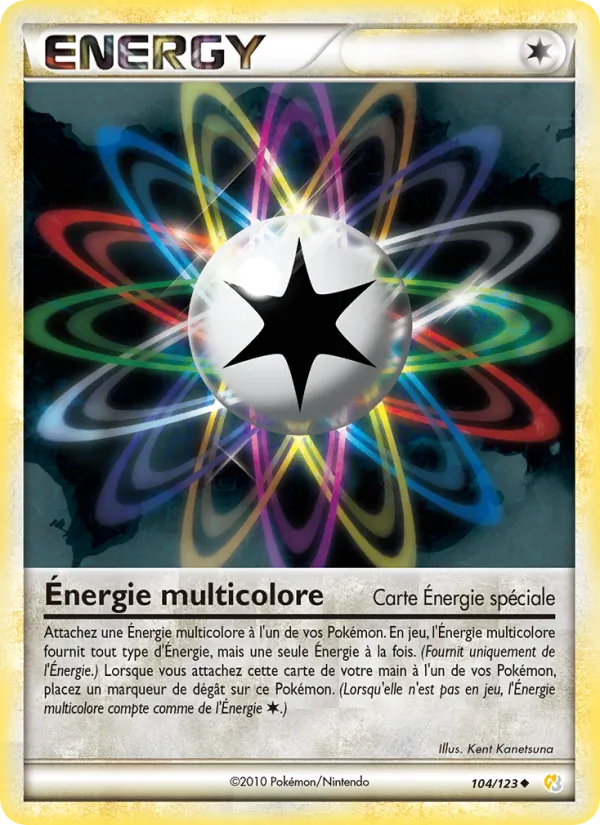 Énergie multicolore HeartGold SoulSilver 104/123