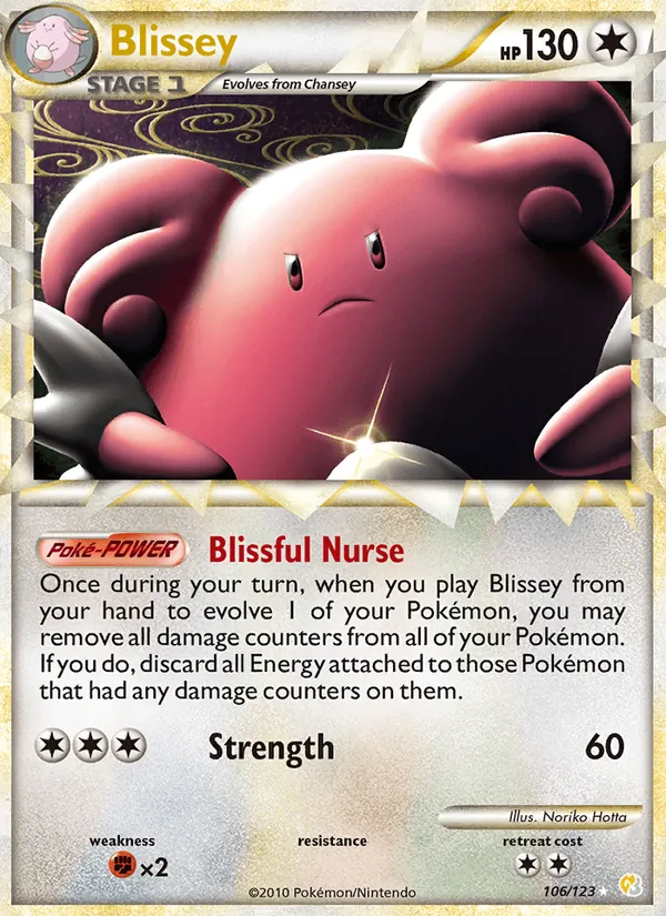 Blissey HeartGold SoulSilver 106/123