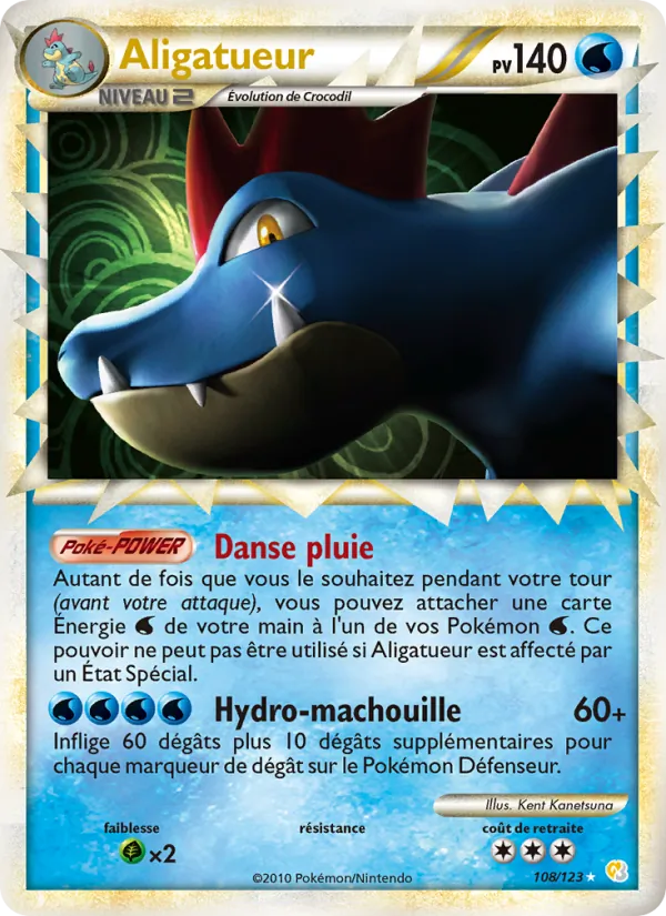 Aligatueur HeartGold SoulSilver 108/123